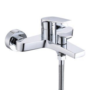 Змішувач для ванни Qtap Stenava New (з душовим гарнітуром) QTSTE259CRM45537 Chrome QTSTE259CRM45537 фото