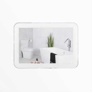 Дзеркало Qtap Swan 700х500 з LED-підсвічуванням Touch, димер, рег. яскравості Reverse QT167814145070W QT167814145070W фото
