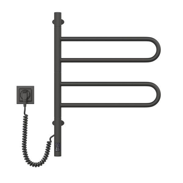 Рушникосушка Fouette 480х600 Sensor з таймером, чорний муар 12-212033-4860 фото