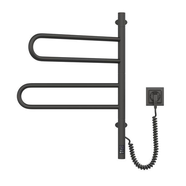 Рушникосушка Fouette 480х600 Sensor з таймером, чорний муар 12-212033-4860 фото