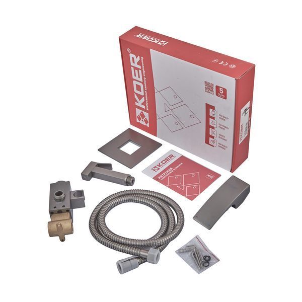 Змішувач для гігієнічного душу Koer KB2300707 Графіт (KR5163) KR5163 фото