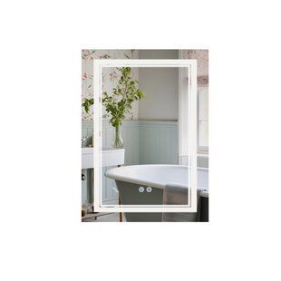 Дзеркало Qtap Cardinal 600х800 з LED-підсвічуванням Touch, з антизапотіванням, з димером, рег. темп. кольору (3000-6500K) Reverse QT0478C6080 QT0478C6080 фото