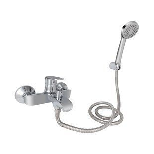 Змішувач для ванни Lidz Wieza 006 (з душовим гарнітуром) (k35) LDWIE006CRM45410 Chrome LDWIE006CRM45410 фото