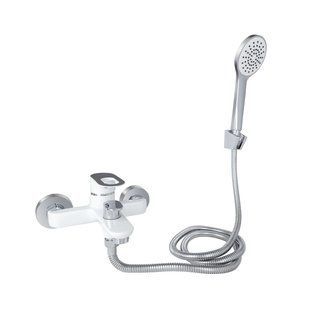 Смеситель для ванны Lidz Latwa 006 (c душевым гарнитуром) (k35) LDLAT006WHI45424 White LDLAT006WHI45424 фото