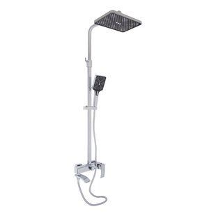 Душова система універсальна Qtap Swan Cascada на три споживача (з виливом) QTSWA111CRM45566 Chrome QTSWA111CRM45566 фото