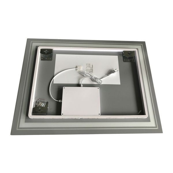 Дзеркало у ванну Zerix Alive MR-06 80x60 з LED-підсвіткою, сенсор, антизапотівання, диммер (ZX6062) ZX6062 фото