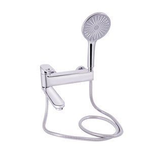 Смеситель для ванны Qtap Jay с поворотным изливом (c душевым гарнитуром) QTJAY260CRM45542 Chrome QTJAY260CRM45542 фото