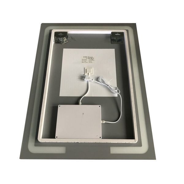 Дзеркало у ванну Zerix Prime MR-02 60x80 з LED-підсвіткою, сенсор, антизапотівання, диммер (ZX6051) ZX6051 фото