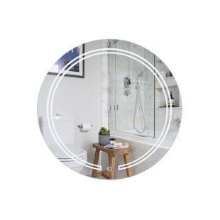 Дзеркало Qtap Jay N R590 з LED-підсвічуванням Touch, димер, рег. яскравості QT07782504W QT07782504W фото