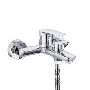 Змішувач для ванни Qtap Leo New (з душовим гарнітуром) QTLEO259CRM45563 Chrome QTLEO259CRM45563 фото