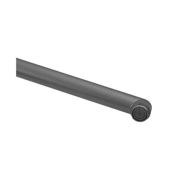 Змішувач для ванни PLAMIX Cezar-006 EURO SET Graphite, пластик ABS, довгий вилив, колір графіт PM0747 фото