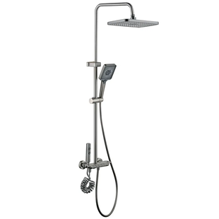 Душевая колонна Mixxus Premium MARLIN 009-J Graphite, латунь, 4 режима (MI6831) MI6831 фото