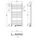 Рушникосушка Ellipse 500х1000 Sensor права 10-045053-5010 фото 6