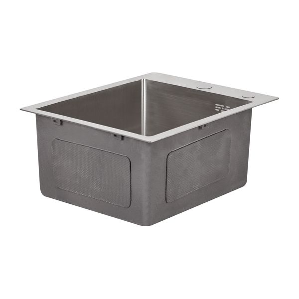 Мийка для кухні інтегрована Lidz Handmade H4050 (LDH4050BRU39258) Brushed Steel 3,0/1,0 мм LDH4050BRU39258 фото