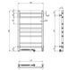 Рушникосушка Loft 500х800 Sensor з таймером, ліва 10-043153-5080 фото 5