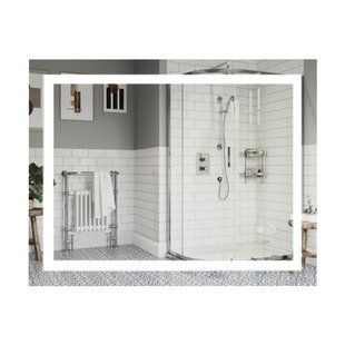 Дзеркало Qtap Mideya 900х700 з LED-підсвічуванням Touch, з антизапотіванням, з димером, рег. яскравості Reverse QT2078NCF9070W QT2078NCF9070W фото
