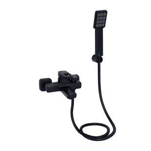 Змішувач для ванни Lidz Wawel 006 (з душовим гарнітуром) (k35) LDWAW006BLA45393 Black LDWAW006BLA45393 фото
