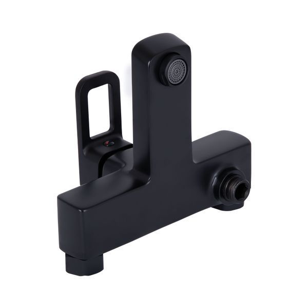 Змішувач для ванни Lidz Wawel 006 (з душовим гарнітуром) (k35) LDWAW006BLA45393 Black LDWAW006BLA45393 фото
