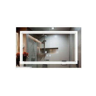 Дзеркало Qtap Cardinal 500х800 з LED-підсвічуванням Touch, з антизапотіванням, з димером, рег. темп. кольору (3000-6500K) Reverse QT0478C5080 QT0478C5080 фото